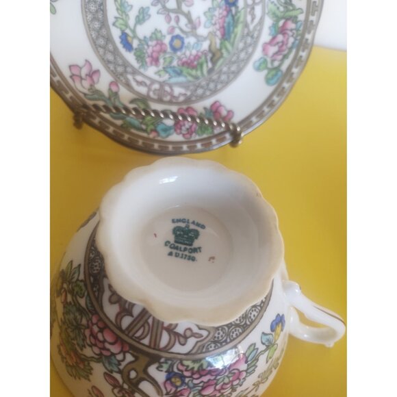 Coalport Indian Tree Tea Cup & Saucer Set 1950's - Picture 9 of 12